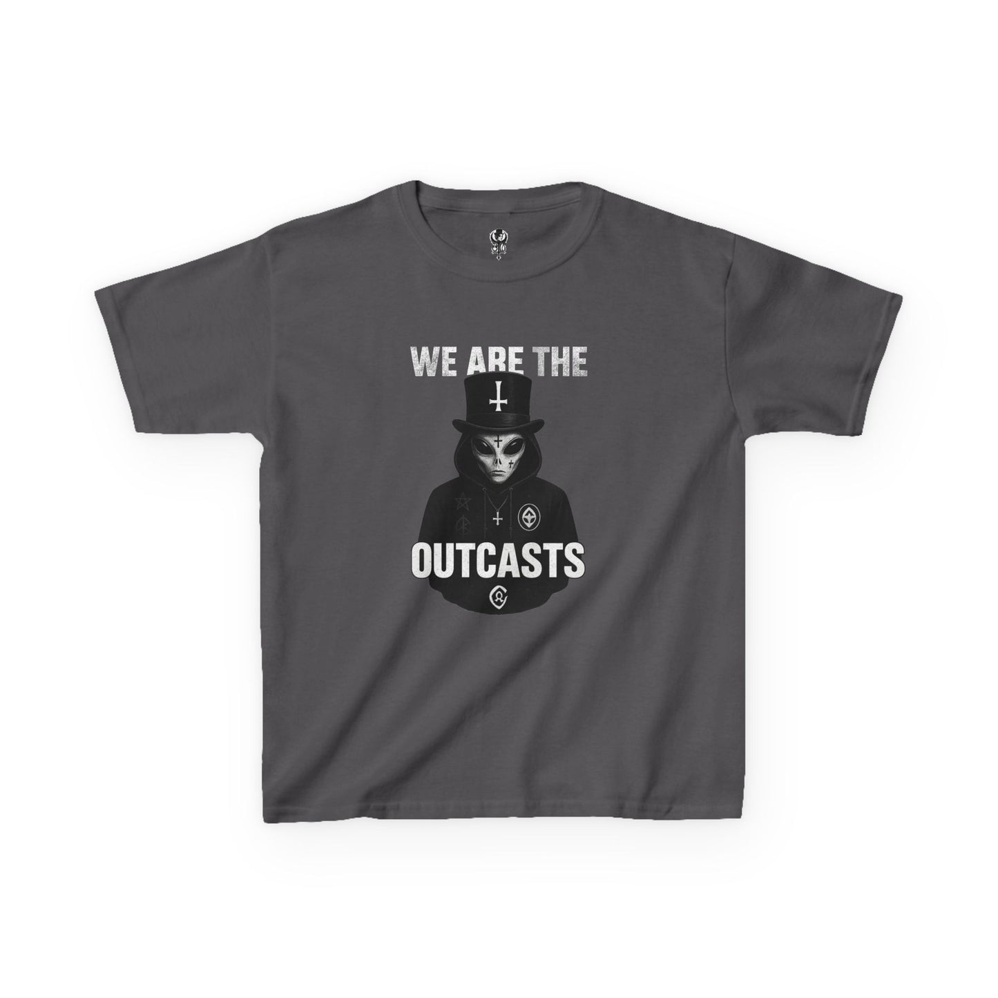 Zayels we are the outcasts kids tee