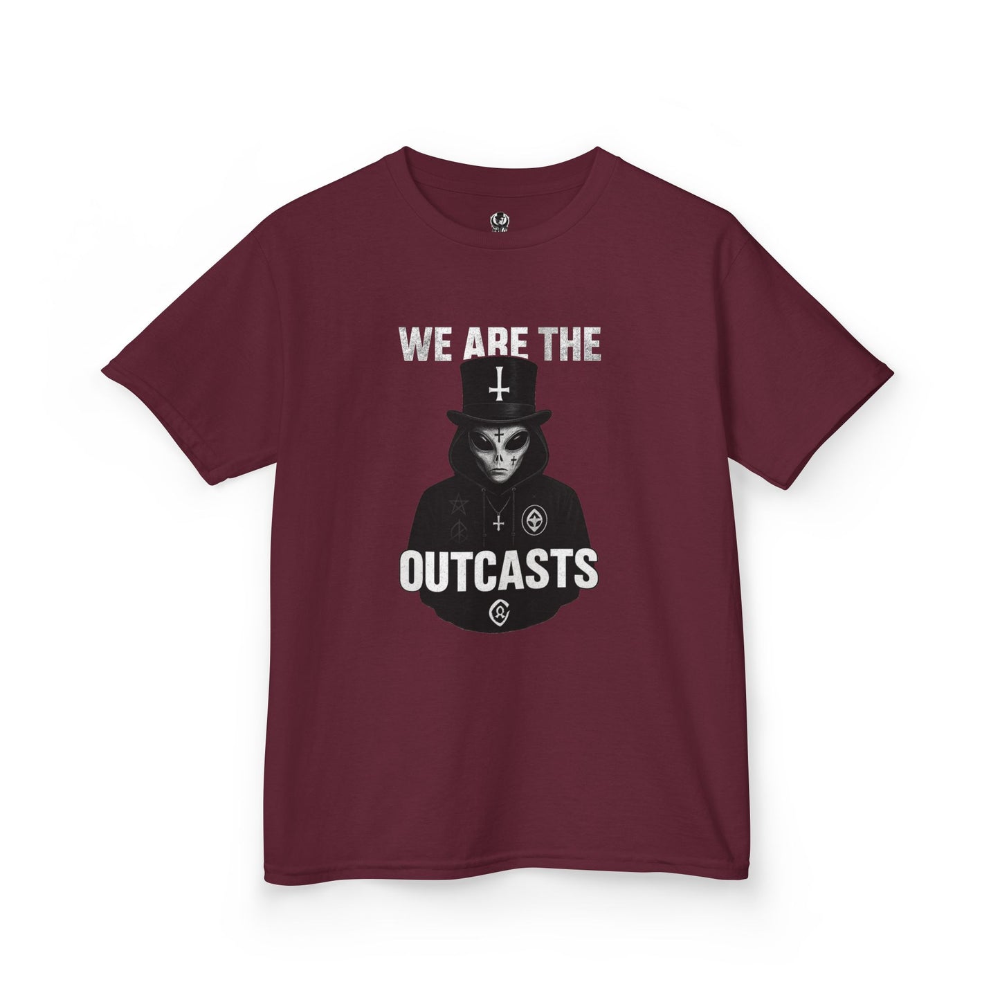 Zayels we are the outcasts kids tee