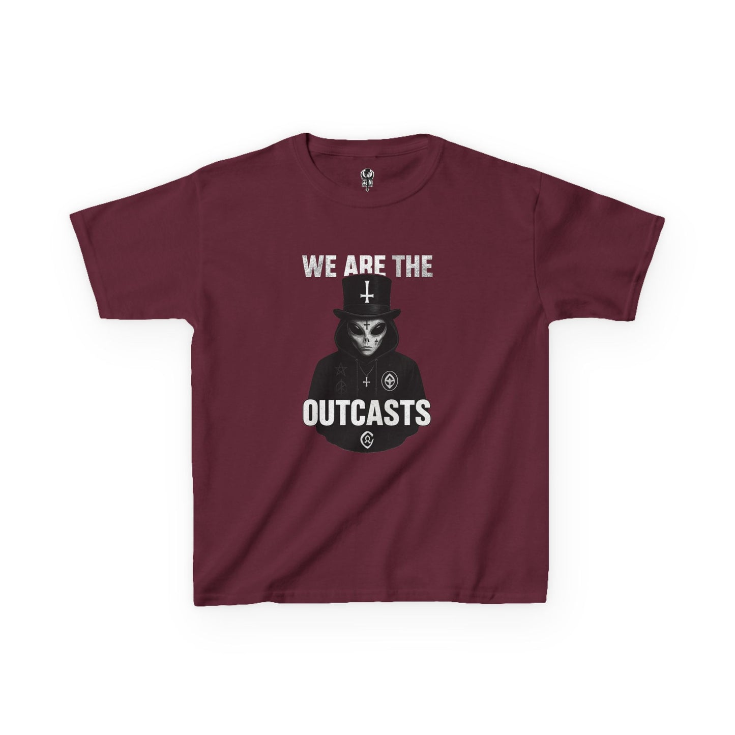 Zayels we are the outcasts kids tee