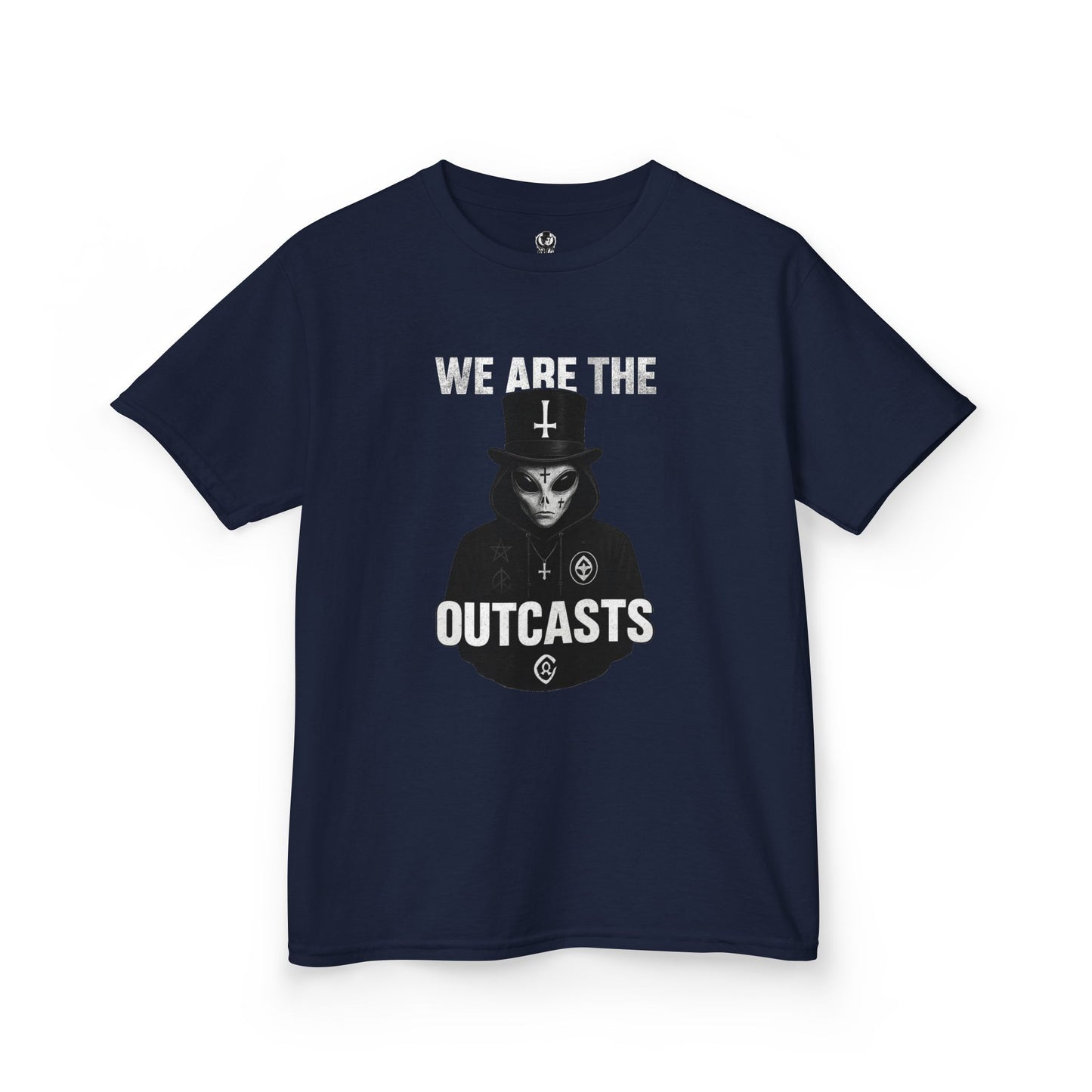 Zayels we are the outcasts kids tee