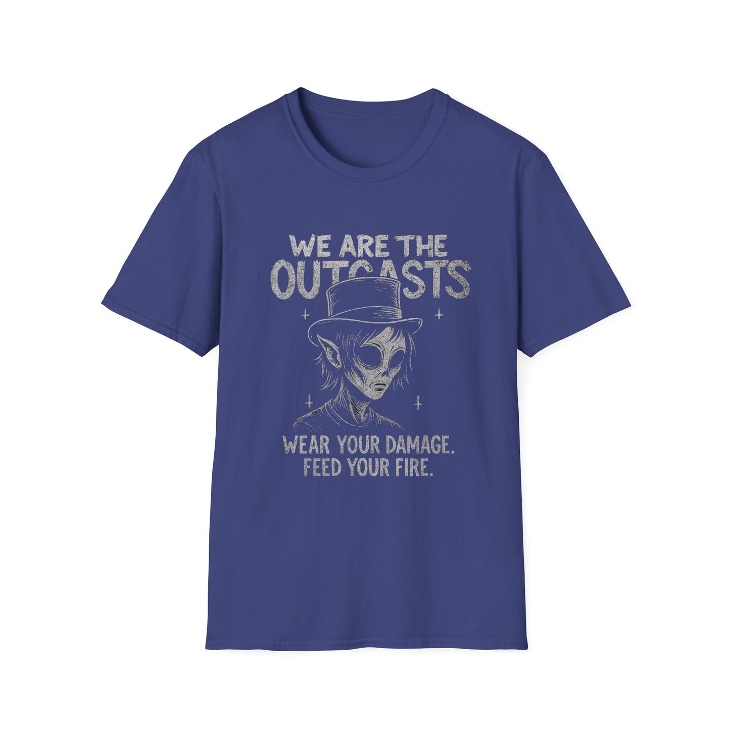 Outcasts Wear You Damage Feed Your Fire Zayel Design