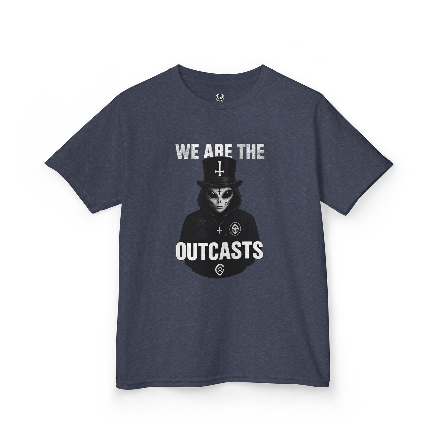 Zayels we are the outcasts kids tee