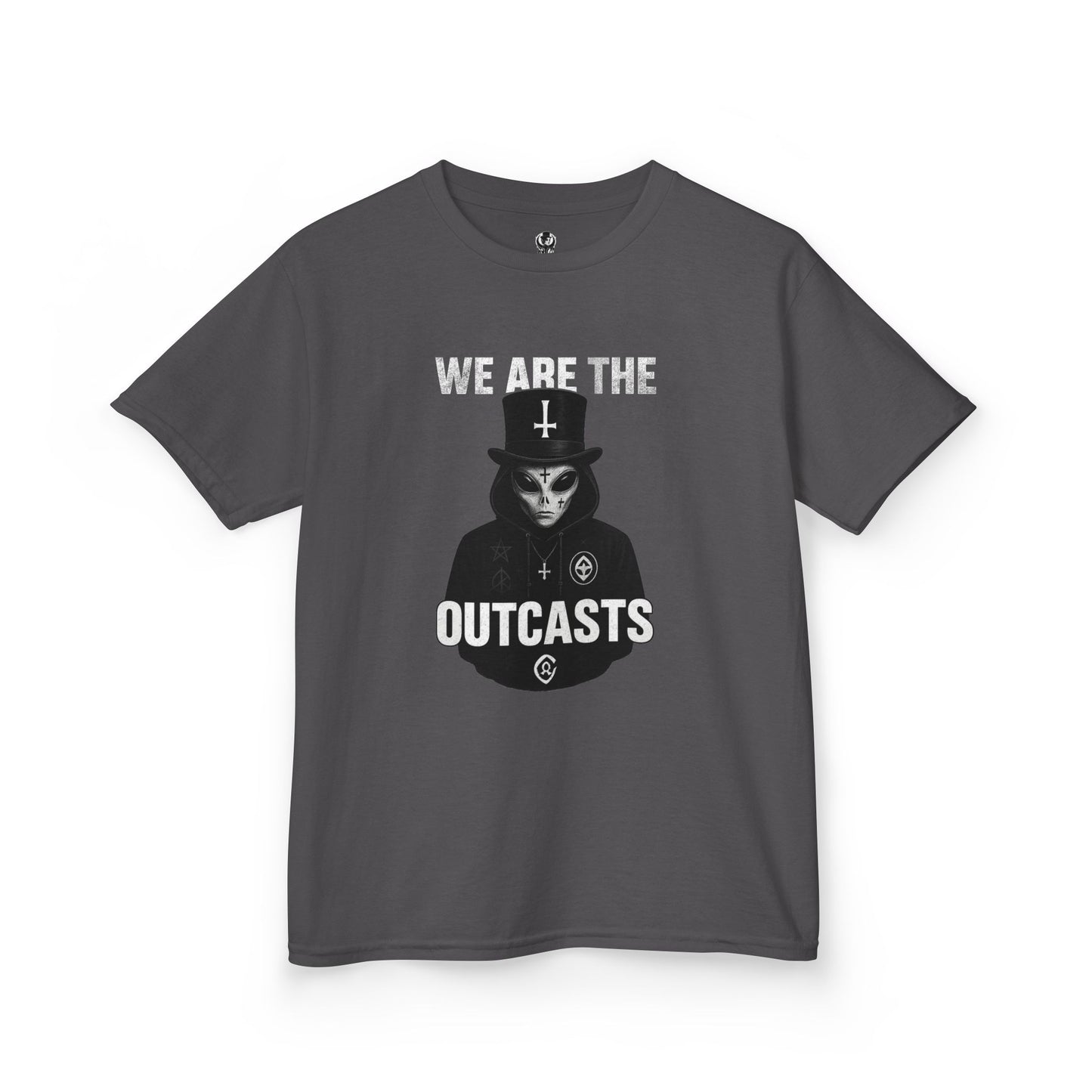 Zayels we are the outcasts kids tee