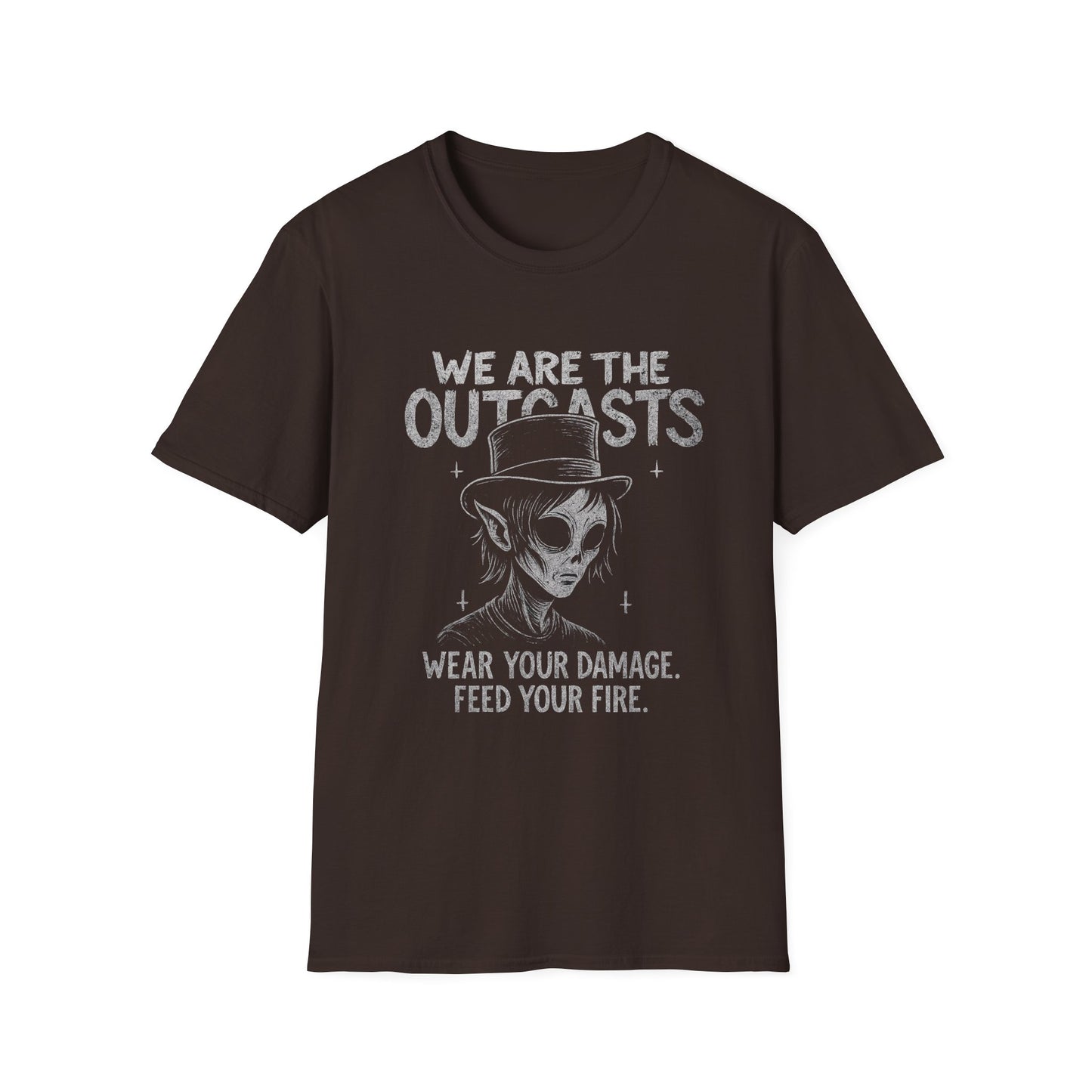 Outcasts Wear You Damage Feed Your Fire Zayel Design