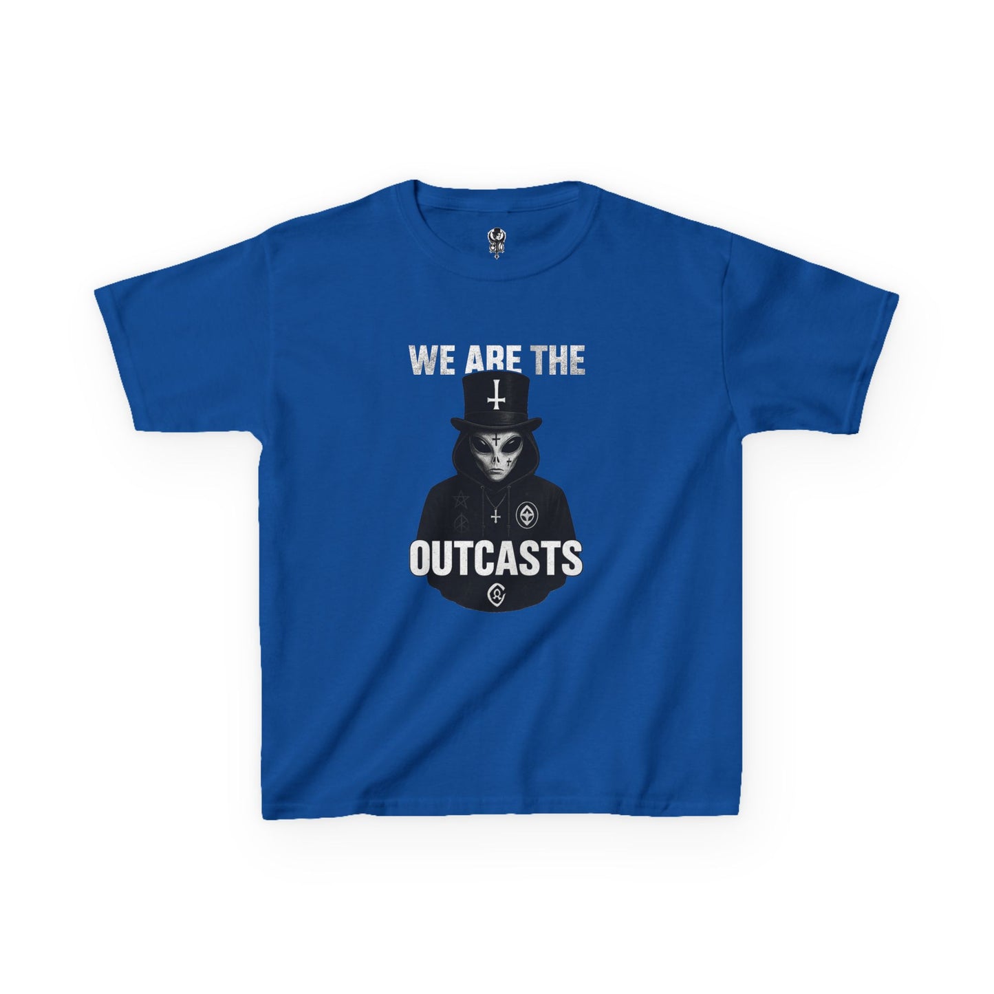 Zayels we are the outcasts kids tee