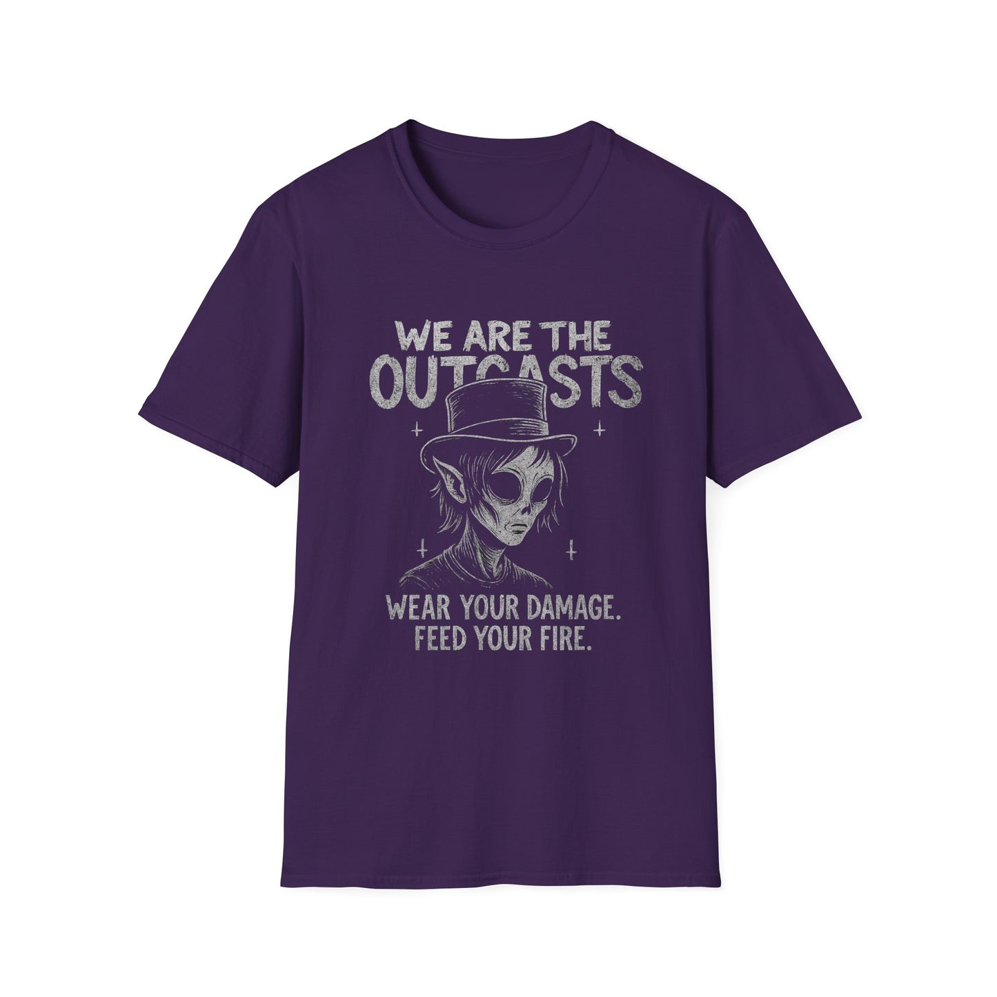Outcasts Wear You Damage Feed Your Fire Zayel Design