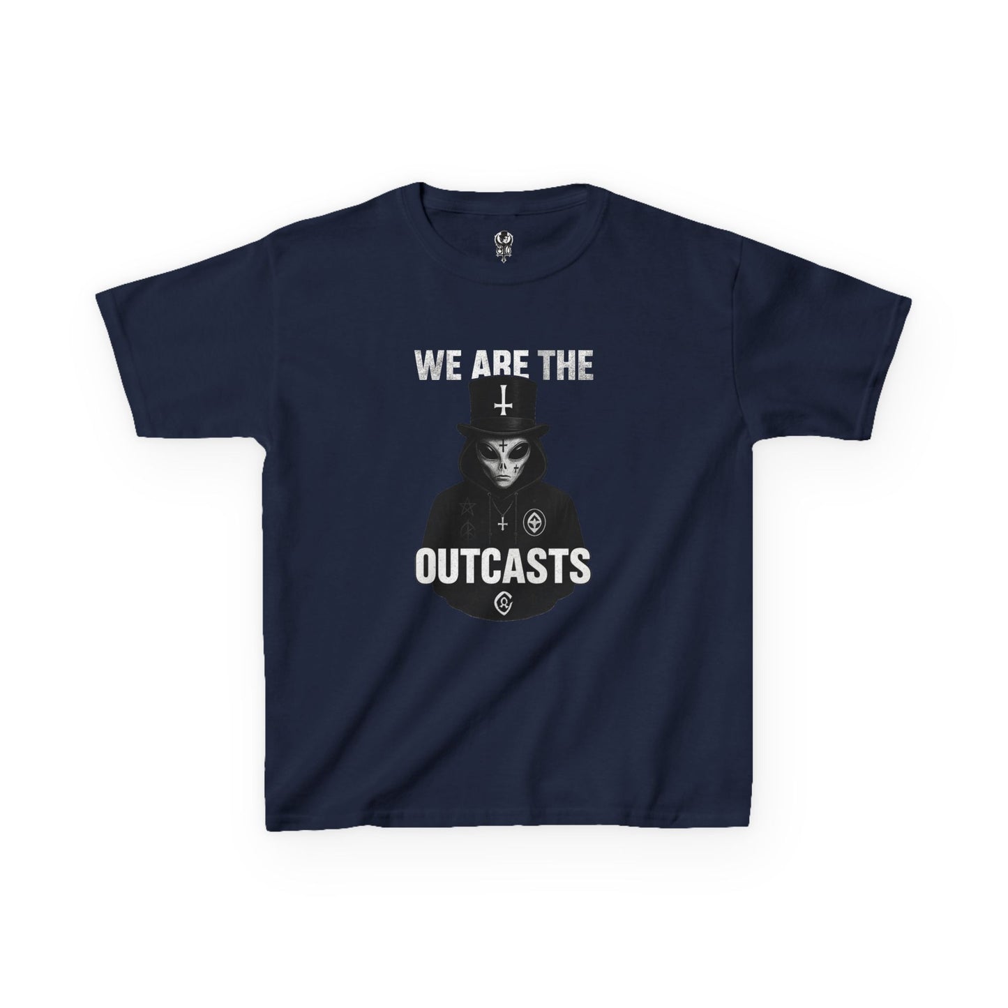 Zayels we are the outcasts kids tee