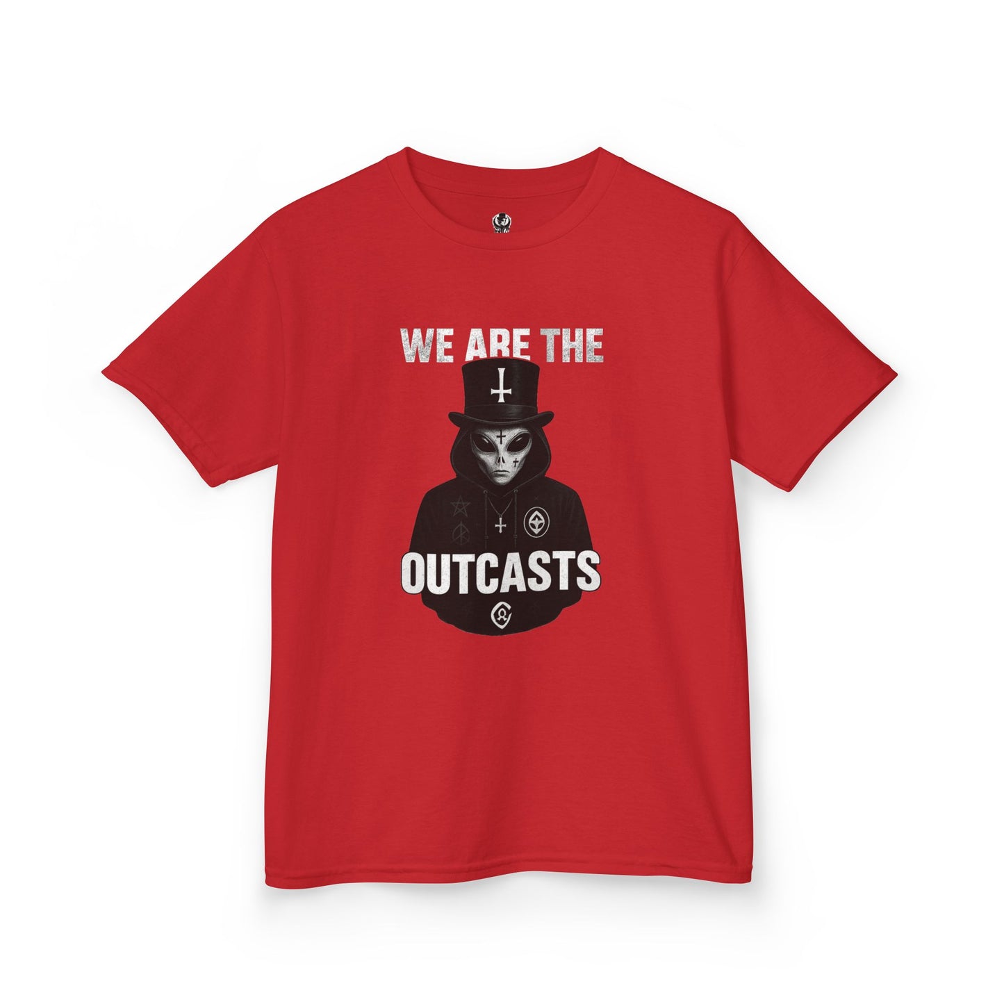 Zayels we are the outcasts kids tee