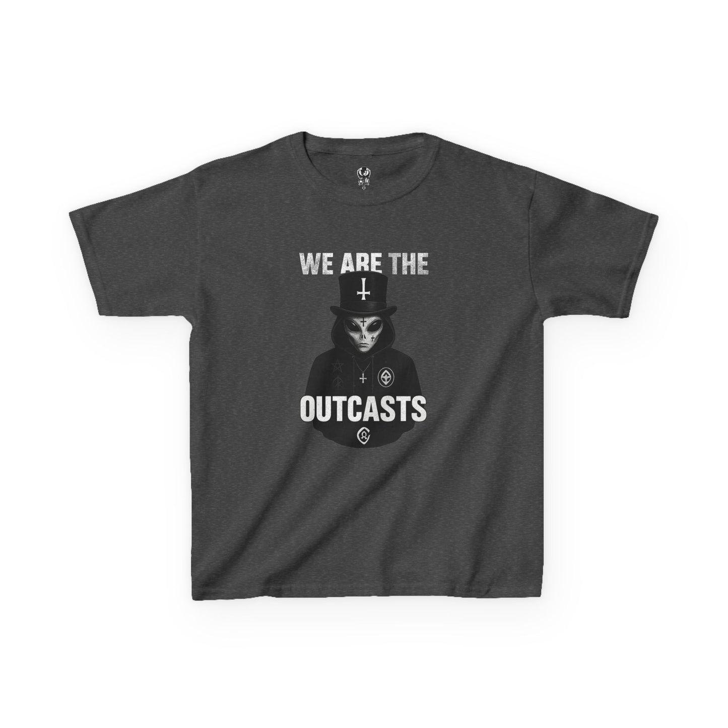 Zayels we are the outcasts kids tee