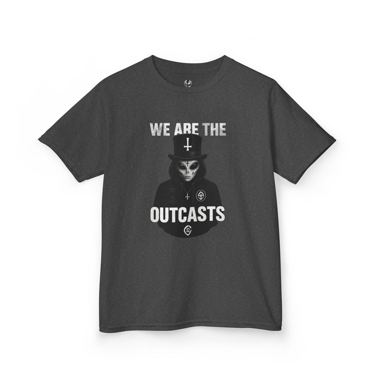 Zayels we are the outcasts kids tee