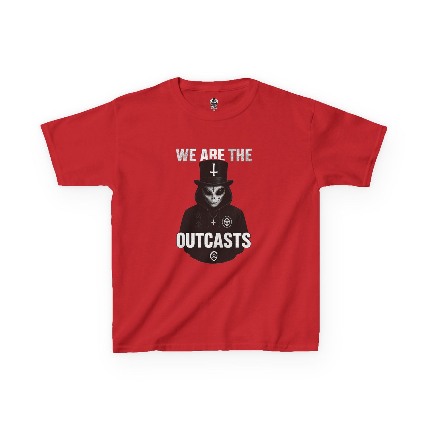 Zayels we are the outcasts kids tee
