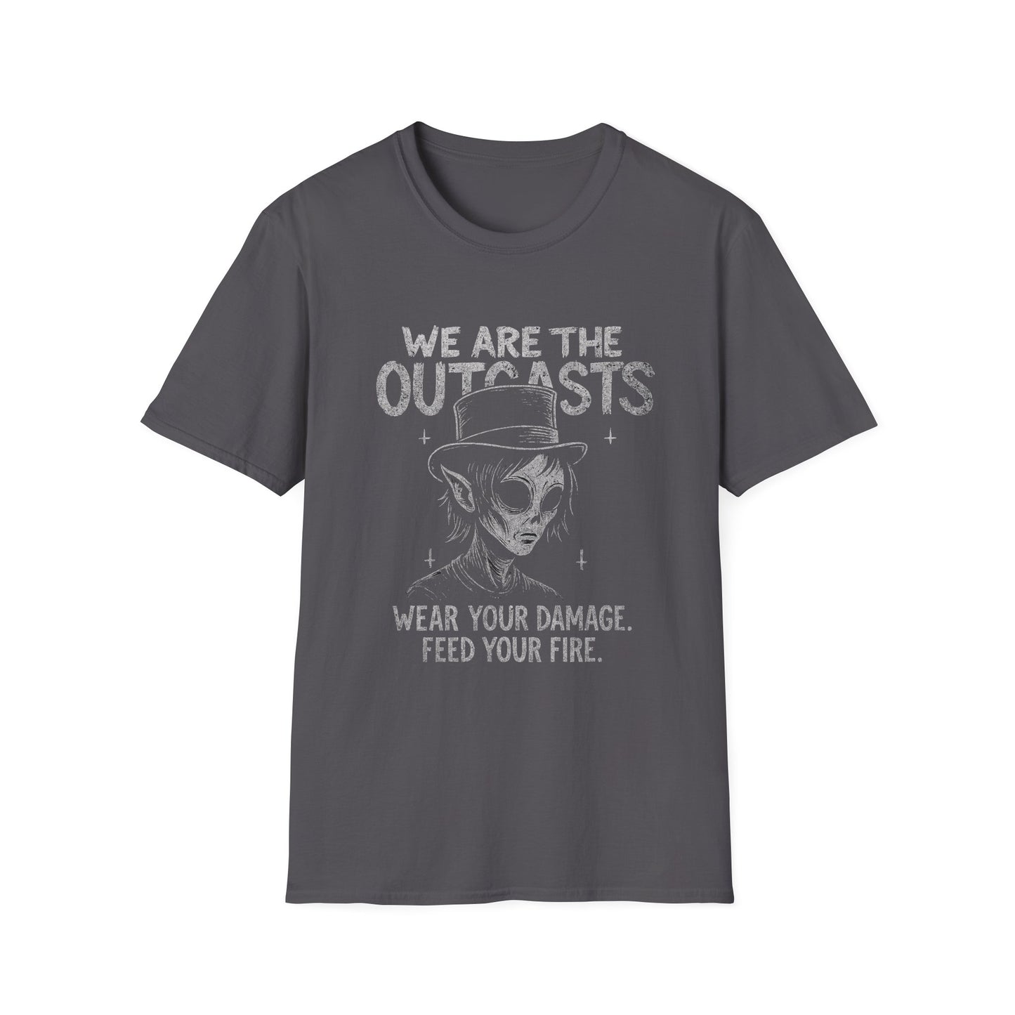Outcasts Wear You Damage Feed Your Fire Zayel Design