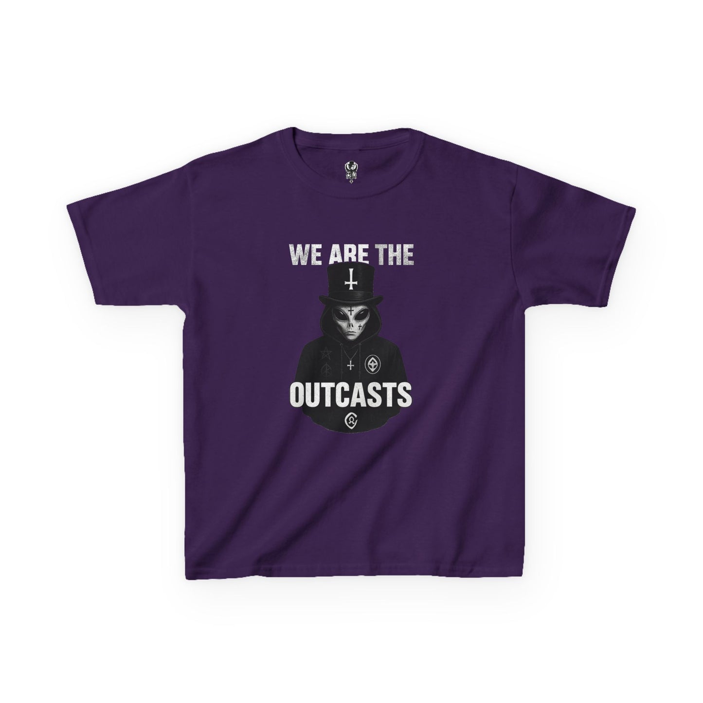 Zayels we are the outcasts kids tee