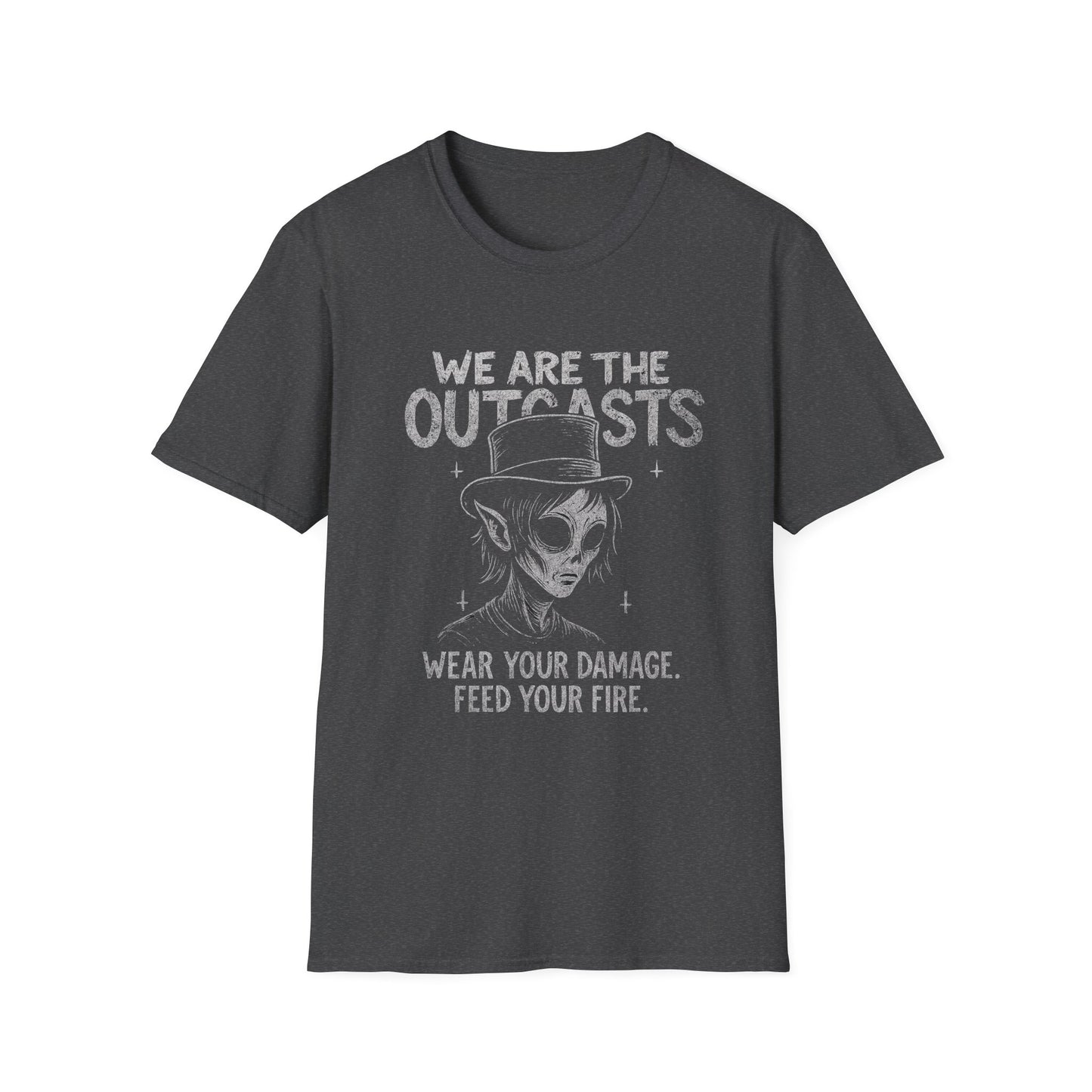 Outcasts Wear You Damage Feed Your Fire Zayel Design