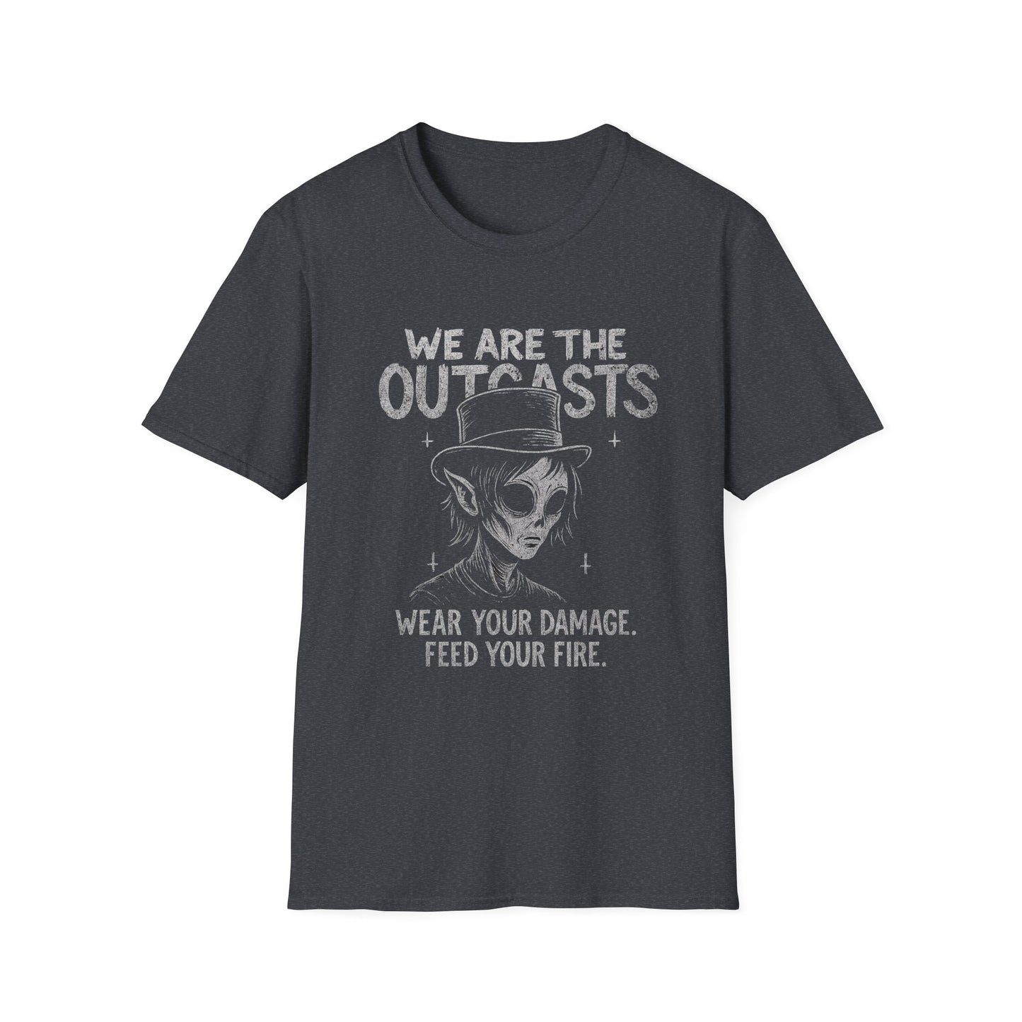 Outcasts Wear You Damage Feed Your Fire Zayel Design