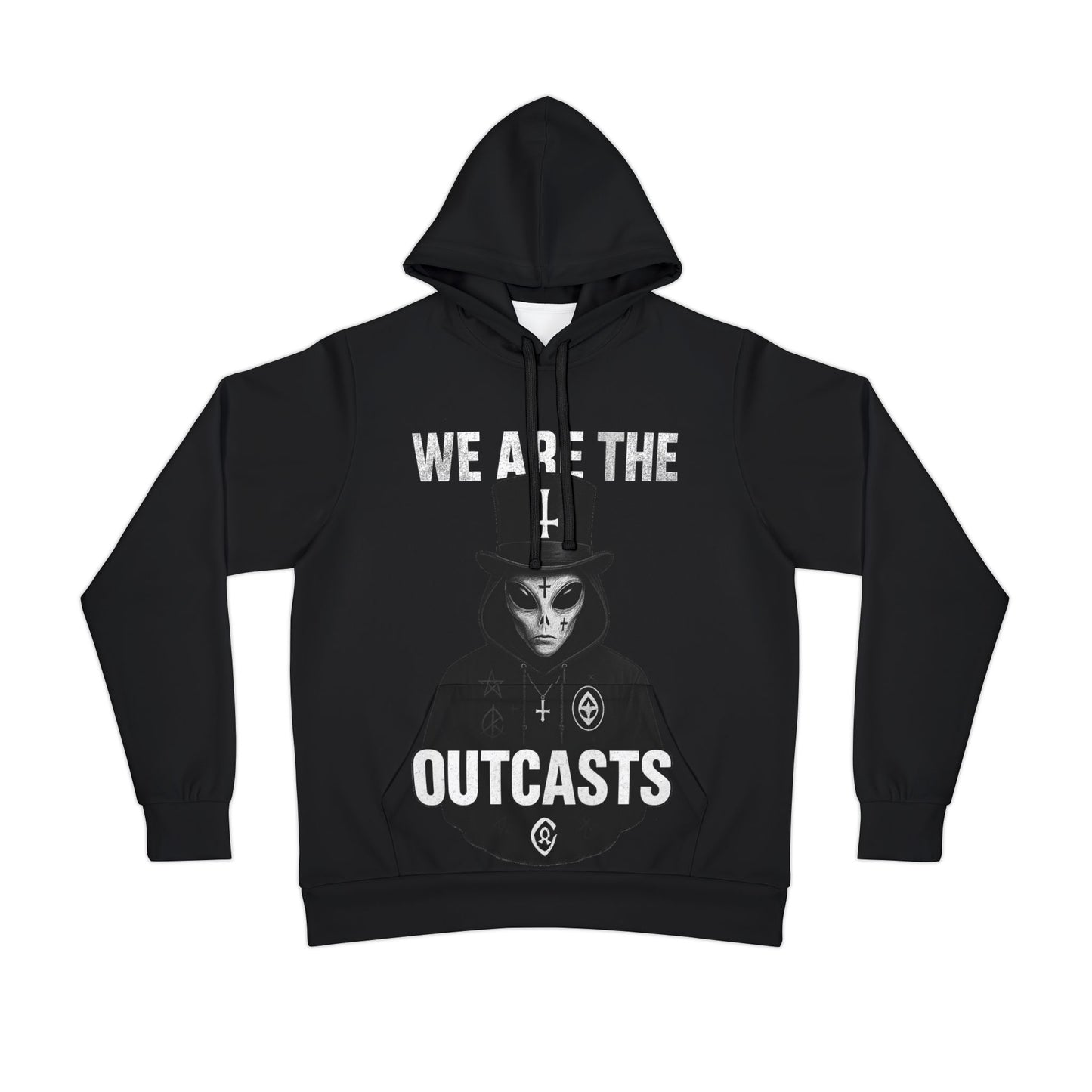 Zayel Athletic Hoodie - 'We are the Outcasts' Design